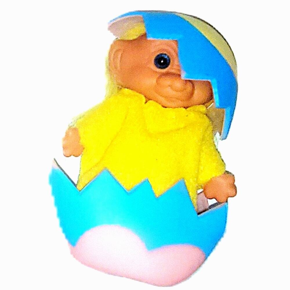 1990's Vintage Cracked Egg Baby Chick Troll